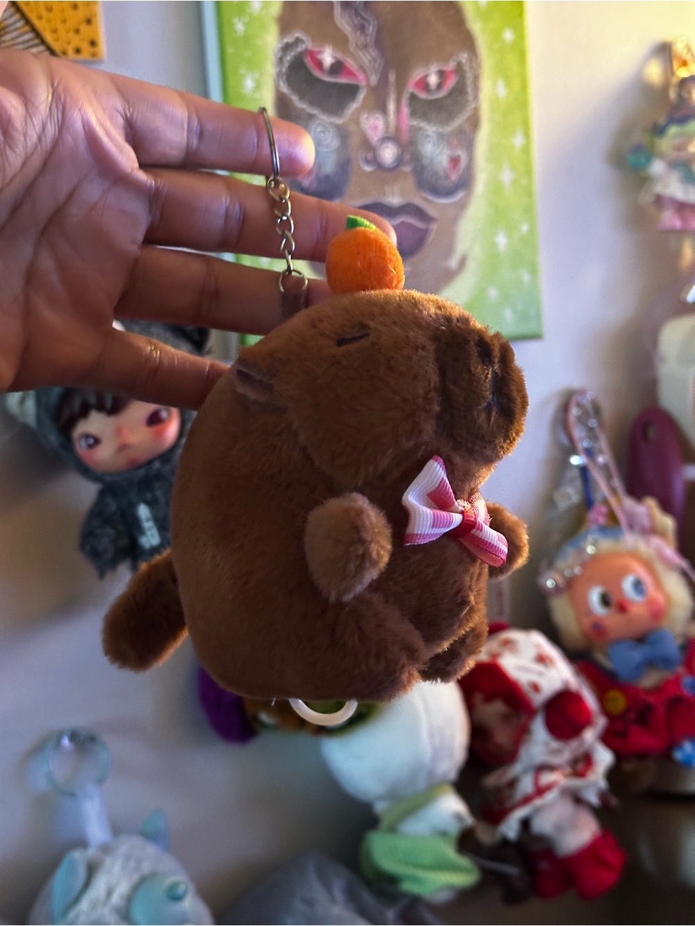 Capybara keychain